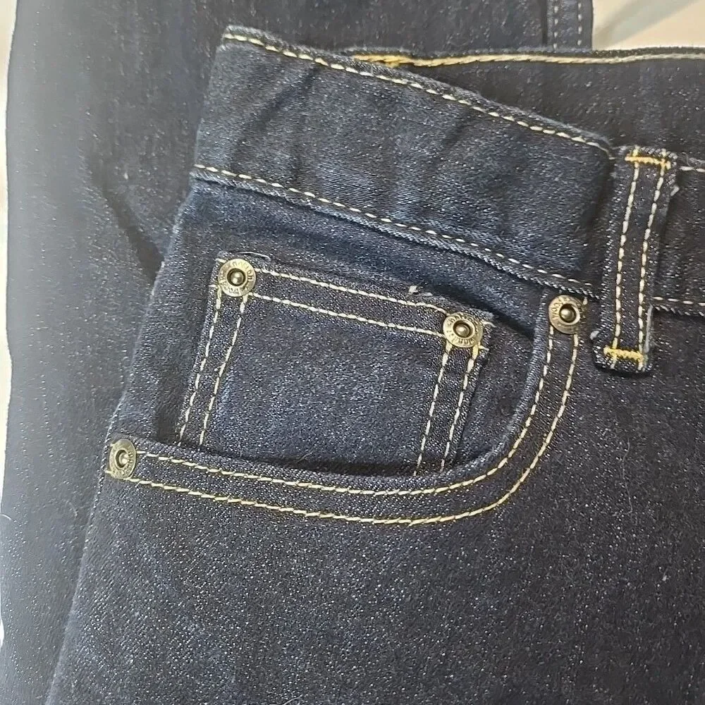 Slim Pants for Boys Wonder Nation Sz 16 Blue Jeans Adjustable Waistband Stretch